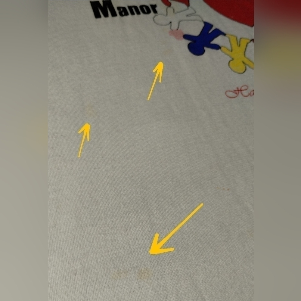 Vtg 90s Manor Texas Mentor Adult XL T-shirt Single Stitch Crew Neck Tee FOTL - Picture 5 of 9